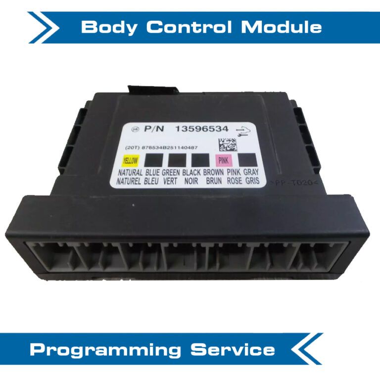 Holden RG Colorado Body Control Module (BCM) Programming Service